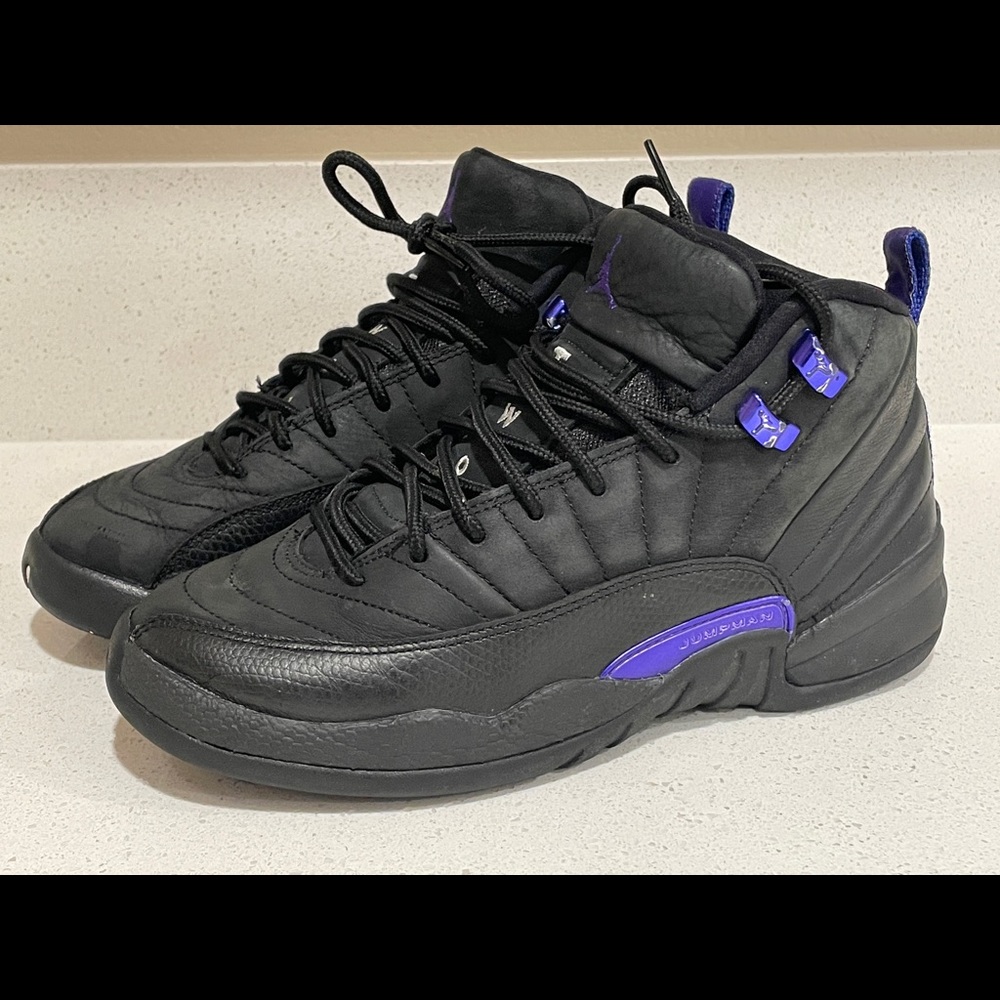 Nike Air Jordan 12 XII Retro Dark Concord Black DH0905-005 Youth Shoes size 6Y